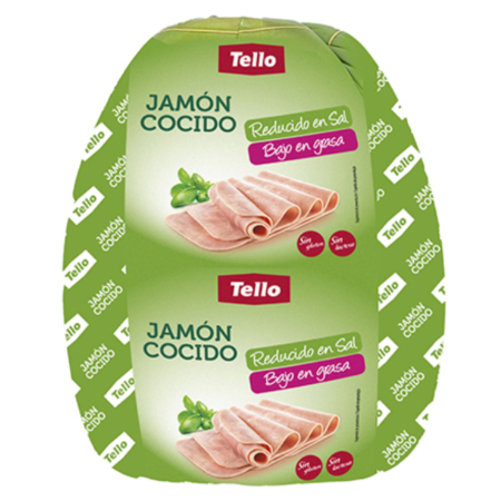 Jamón Cocido Reducido en Sal y Bajo en Grasa