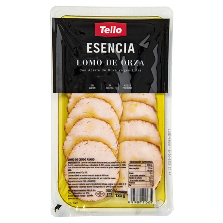 Lomo de orza loncheado