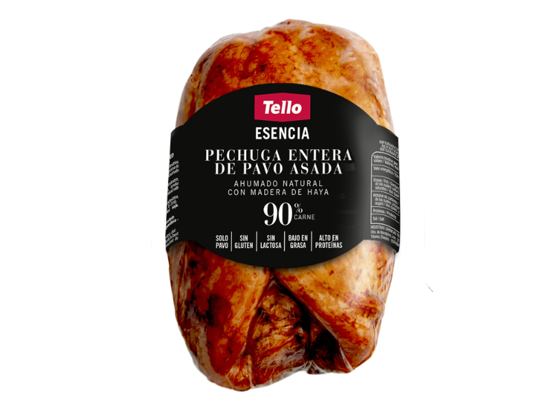 Pechuga entera de pavo asada