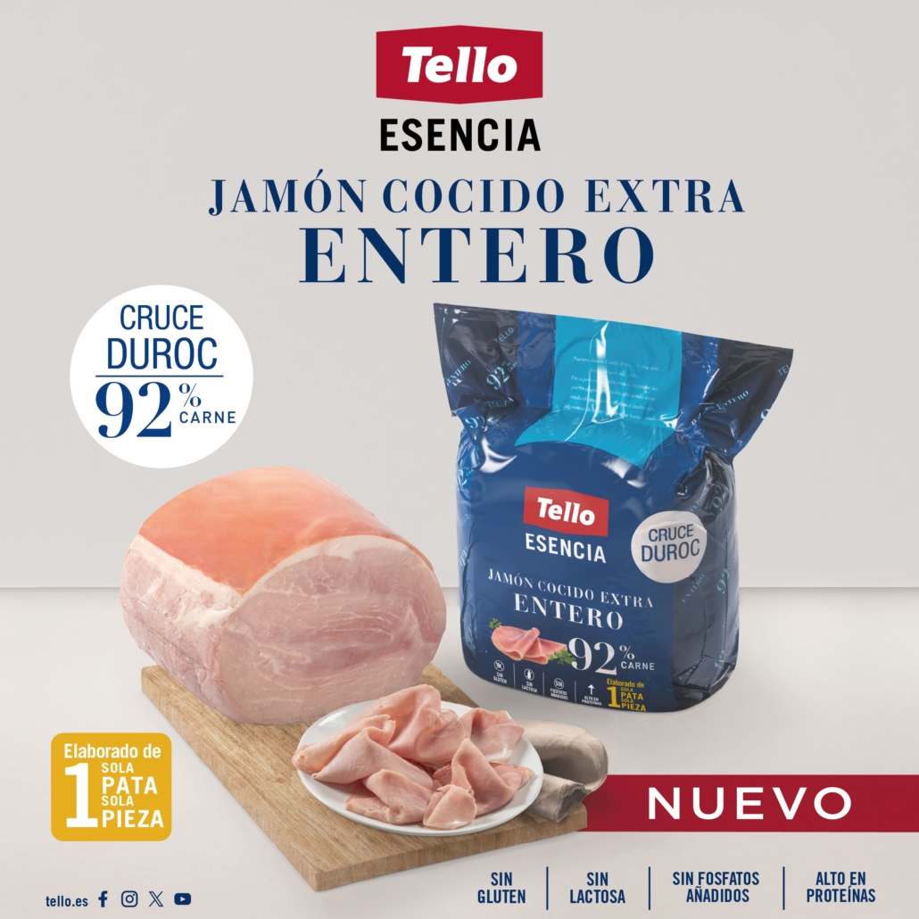 Creatividad prensa web jamón cocido entero esencia 92 canaldis